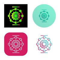 Automated Process Vector Icon