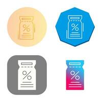 Discount Voucher Vector Icon