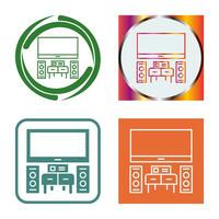 Home Theater Vector Icon