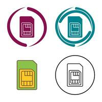 Sim Card Vector Icon