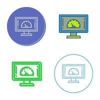 Speed Test Vector Icon