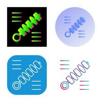 Skewer Vector Icon