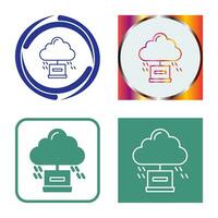 Cloud Computing Vector Icon