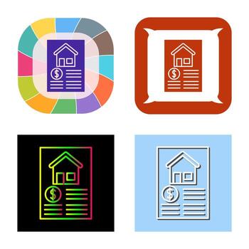 icono de vector de documento