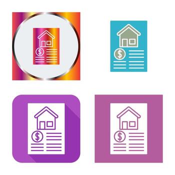 icono de vector de documento