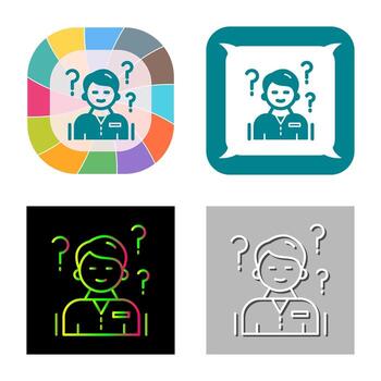 Confuse Vector Icon