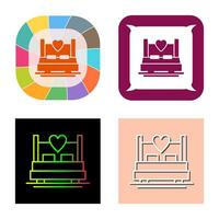 Double Bed Vector Icon