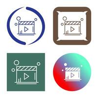 Video Player Vector Icon