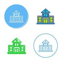 Library Building Vector Icon