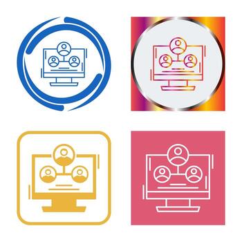 Hierarchy Structure Vector Icon