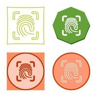 Finger Print Vector Icon