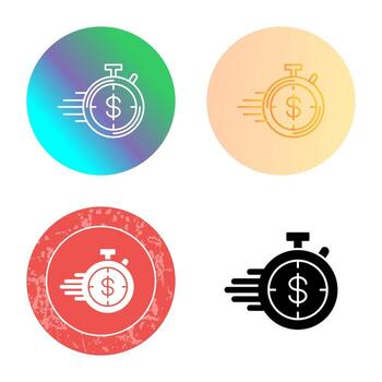 icono de vector de temporizador