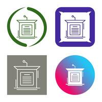 Podium Vector Icon