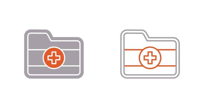 icono de vector de carpeta