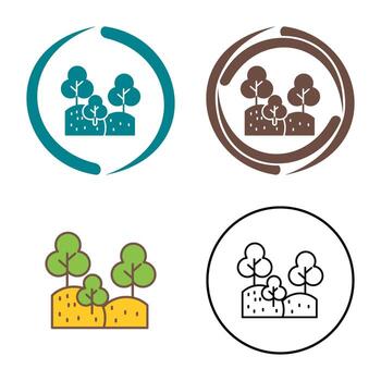 Forest Vector Icon