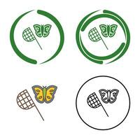 Butterfly Catcher Vector Icon