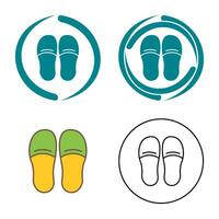 Slippers Vector Icon