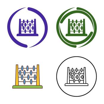 icono de vector de ábaco
