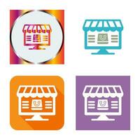 Online Shopping Vector Icon