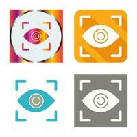 Eye Scan Vector Icon