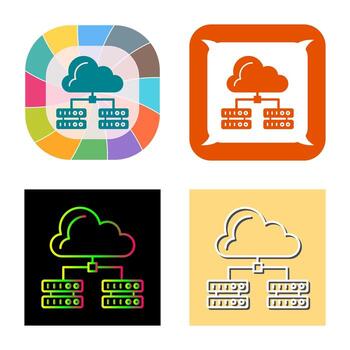 icono de vector de servidor