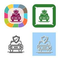 Car Protection Vector Icon