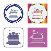 Wedding Cake Vector Icon