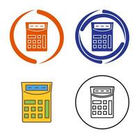 icono de vector de calculadora