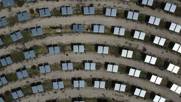 aéreo zumbido solar panel sistema foto