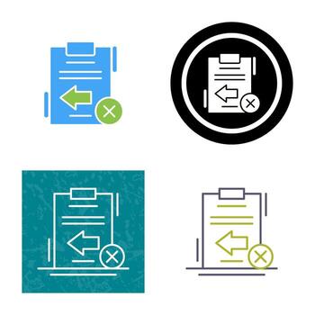 Return Failed Vector Icon
