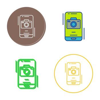 icono de vector de camara