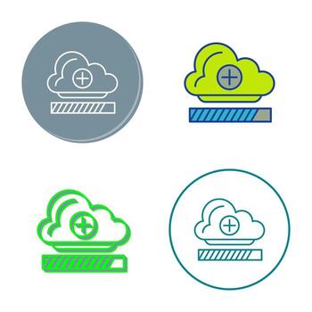 icono de vector de carga