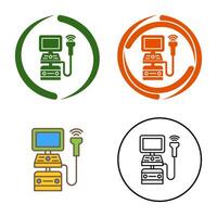 Ultrasound Machine Vector Icon