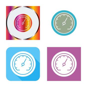 icono de vector de velocímetro