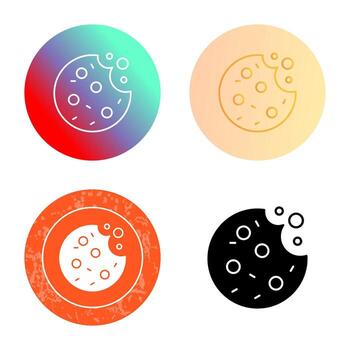 icono de vector de galleta