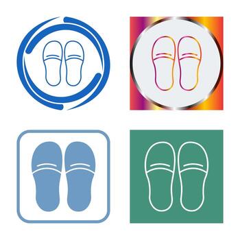 icono de vector de zapatillas