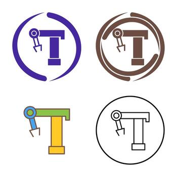 Robotic Arm Vector Icon