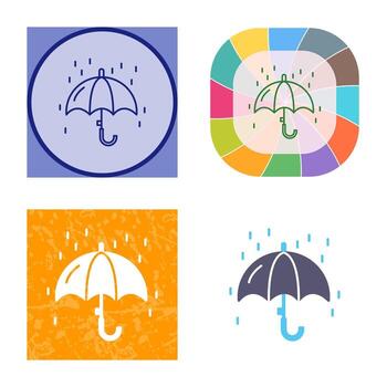 Raining Vector Icon