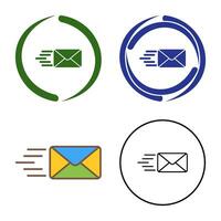 icono de vector de correo