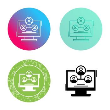 Hierarchy Structure Vector Icon