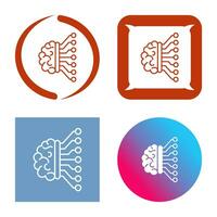 Machine Learning Vector Icon
