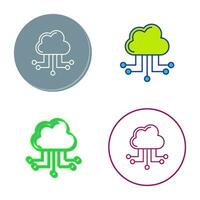 Cloud Computing Vector Icon