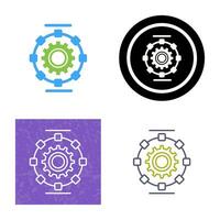 Automated Process Vector Icon
