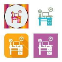 Work Table Vector Icon