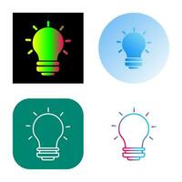 Light Bulb Vector Icon