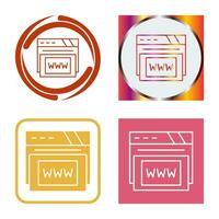 Www Vector Icon