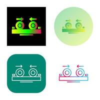 icono de vector de colisión