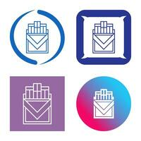 Cigarette Pack Vector Icon