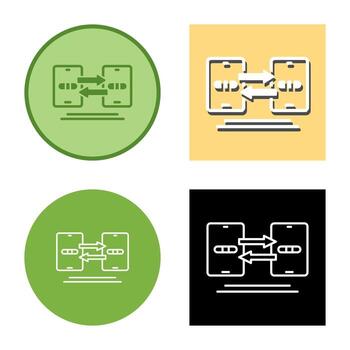 Data Synchronization Vector Icon