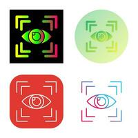 Eye Scan Vector Icon